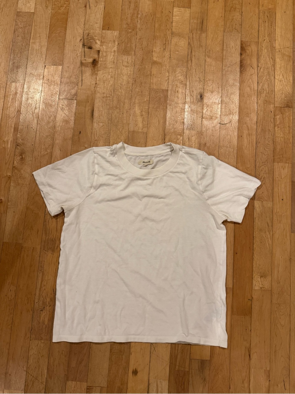 Madewell White Basic Tee